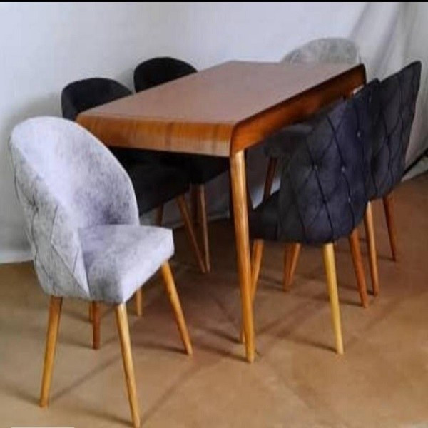 میز ناهارخوری ۶ نفره چوبی مدل ونوس