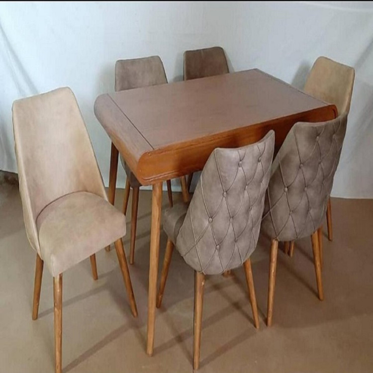 میز ناهارخوری ۶ نفره چوبی مدل افرا